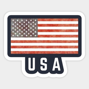 USA American Flag Sticker